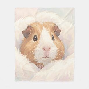 Cobertor De Velo Retrato Adorável de um Porquinho-da-índia Fofo