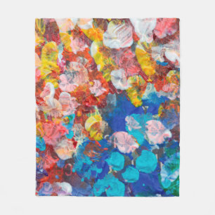 Cobertor De Velo retrato de buldogue inglês, artart intelectual, gr