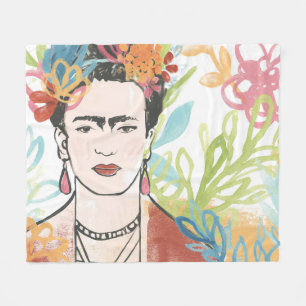 Cobertor De Velo Retrato de Frida Kahlo