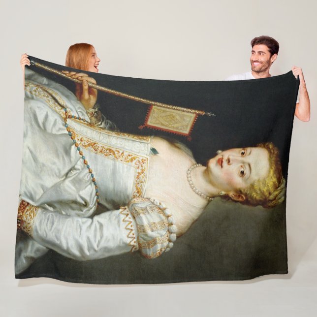 Cobertor De Velo Retrato de uma Senhora de Peter Paul Rubens (In Situ)