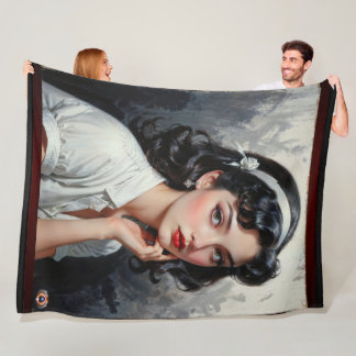 Cobertor De Velo Retrato inspirado na Retroria de Jovem Pensada