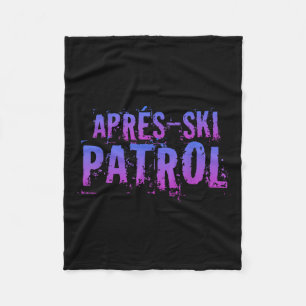 Cobertor De Velo Retro 80s Apres Ski Patrol Vintage