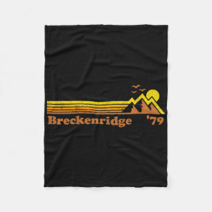 Cobertor De Velo Retro Breckenridge Ski Resort Colorado Snowboard S