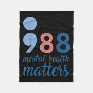 Cobertor De Velo Retro Funny 988 Saúde Mental S Prevenção Suicídio