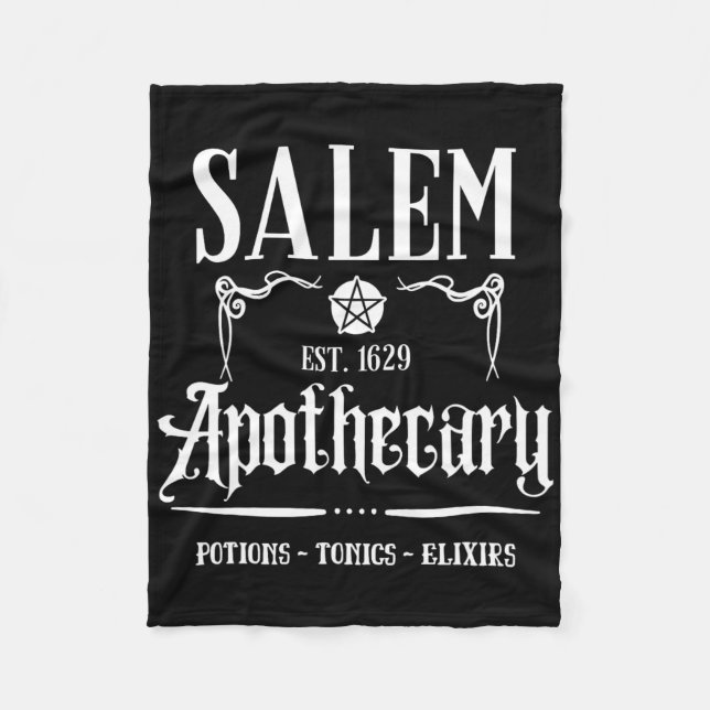 Cobertor De Velo Retro Funny Salem Witets Salteary Hall (Frente)
