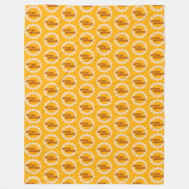 Cobertor De Velo Retro Groove Fleece Blanket