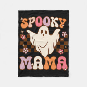 Cobertor De Velo Retro Groovy Halloween Ghost Spooky Mama Costume