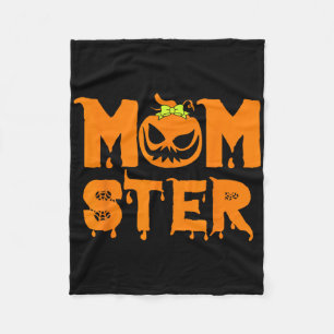 Cobertor De Velo Retro Momster Halloween Mamãe Figurume Mãe Hallowe