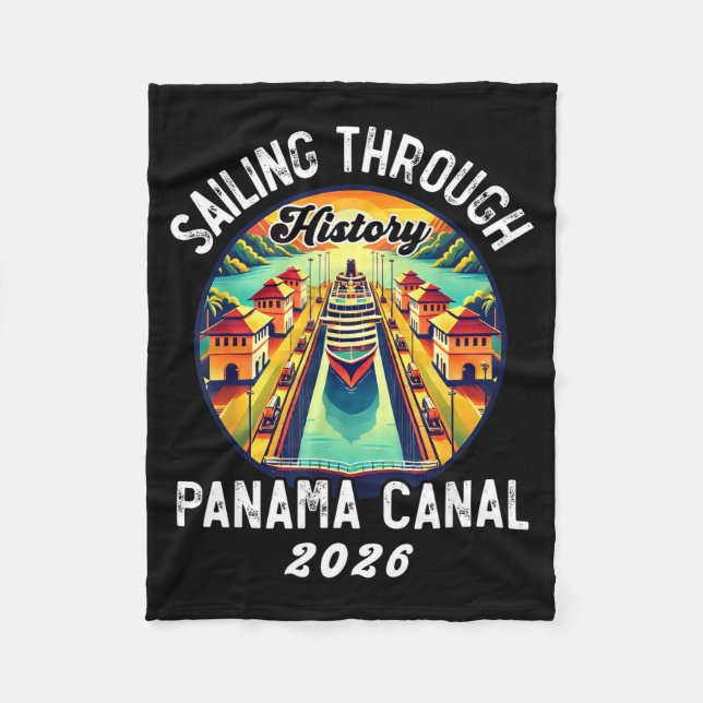 Cobertor De Velo Retro Panama C Panama Waterway Sailing Cruising 20 (Frente)