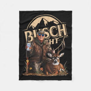 Cobertor De Velo Retro Trump Hunting Deer Funny Bebendo Beer Hunti