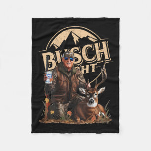 Cobertor De Velo Retro Trump Hunting Deer Funny Bebendo Beer Hunti