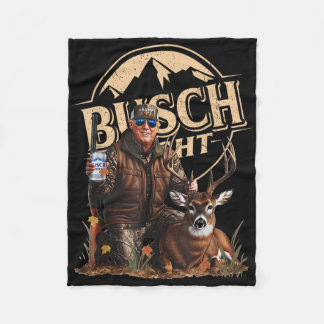 Cobertor De Velo Retro Trump Hunting Deer Funny Beer Drinking Beer