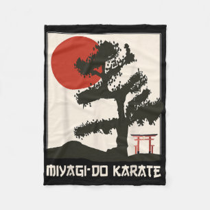 Cobertor De Velo Retro Vintage Miyagi do Karate Life Bonsai Tree Mã