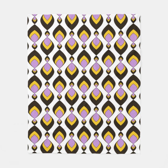 Cobertor De Velo Retroativo, ornamento retrô (Frente)