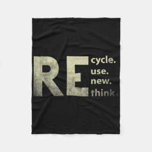 Cobertor De Velo Reutilização do reciclar Renovar Repensar Terra Di