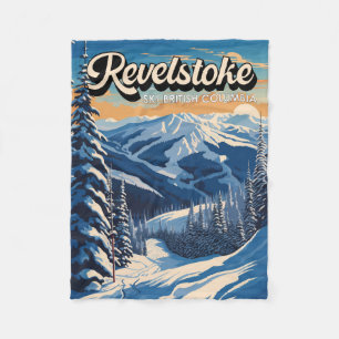 Cobertor De Velo Revelstoke Canada Winter Vintage