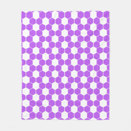 Cobertor De Velo Reverse Football / Soccer Ball Texture 