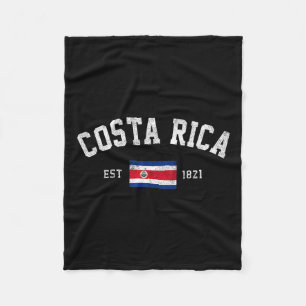 Cobertor De Velo Rica Est. 1821 Bandeira da Costa Rica Dia da Indep