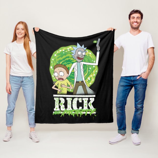 Cobertor De Velo RICK AND MORTY™ | Salpico Verde (In Situ)