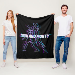 Cobertor De Velo RICK E MORTY™ Rick E Morty Com Perturbações