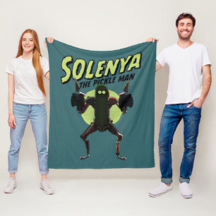 Cobertor De Velo RICK E MORTY™ Solenya - O Pickle Man