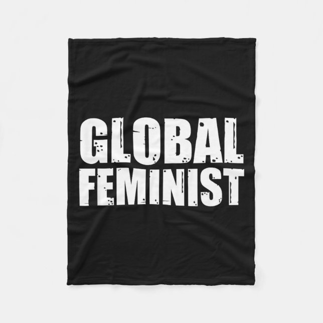 Cobertor De Velo Rig de Igualdade Feminista Global de Empoderamento (Frente)