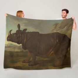 Cobertor De Velo Rinoceronte (Rhino) (Animal Selvagem) (por J.B. Ou
