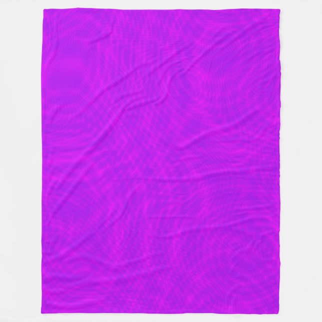 Cobertor De Velo Ripple Moiré Rosa e Roxo (Frente)