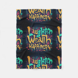 Cobertor De Velo Riqueza do riso Felicidade