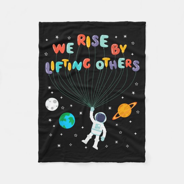 Cobertor De Velo Rise Children Apparel Uni-kids Black Small We Rise (Frente)