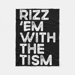Cobertor De Velo Rizz Em Com O Tismo Engraçado Consciência Do Autis