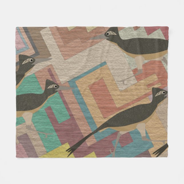 Cobertor De Velo Roadrunner Fleece Blanket (Frente (Horizontal))