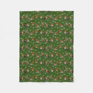 Cobertor De Velo Robin Party Fleece Blanket (Verde)