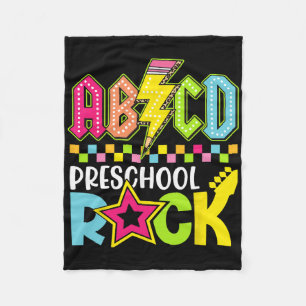 Cobertor De Velo Rocha de pré-escola de raio de volta às aulas engr