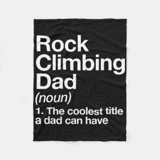 Cobertor De Velo Rock Climbing Dad Definition Funny Sports