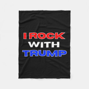 Cobertor De Velo Rock Com Trump