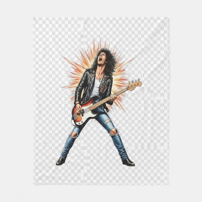 Cobertor De Velo Rock fleece blanket (Frente)