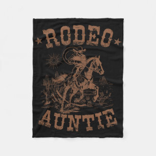 Cobertor De Velo Rodeo Tia Ocidental Cowboy Familiar Vinculando Mãe