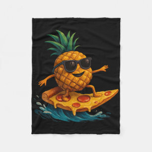 Cobertor De Velo Rolo De Abacaxi Pizza De Surfista Verão Divertido