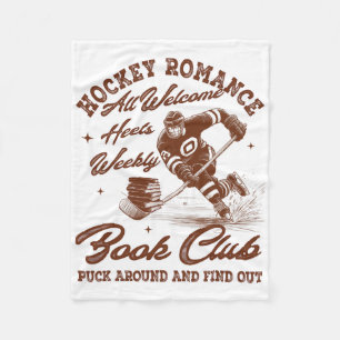 Cobertor De Velo Romance de Hockey Smut Leitor Clube do Livro Amant