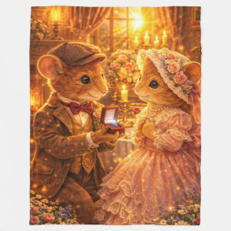 Cobertor De Velo Romantic Proposal Couple Gift Engagement Love