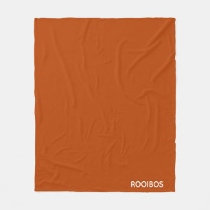 Cobertor De Velo Rooibos - cor vermelha castanho