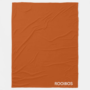 Cobertor De Velo Rooibos - cor vermelha castanho