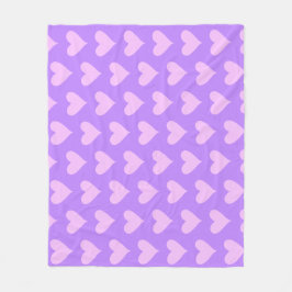 Cobertor De Velo Rosa - Dia de os namorados roxo