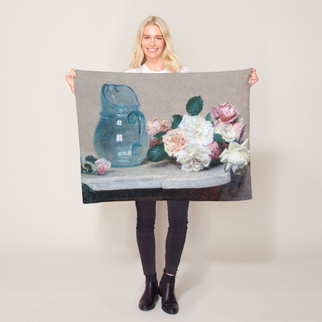 Cobertor De Velo Rosa e Glass Jug, Henri Fantin-Latour (In Situ)