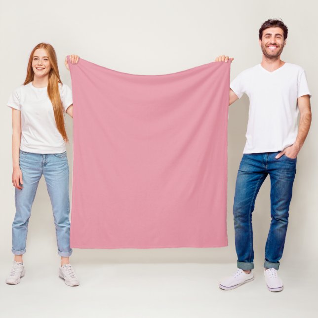 Cobertor De Velo Rosa Suave / Cor de Rosa Elegante Moda (In Situ)