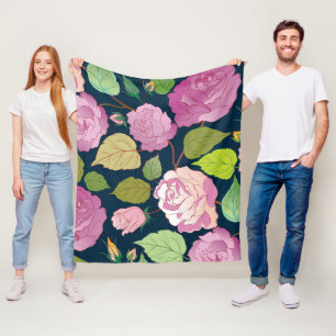 Cobertor De Velo Rosas 16