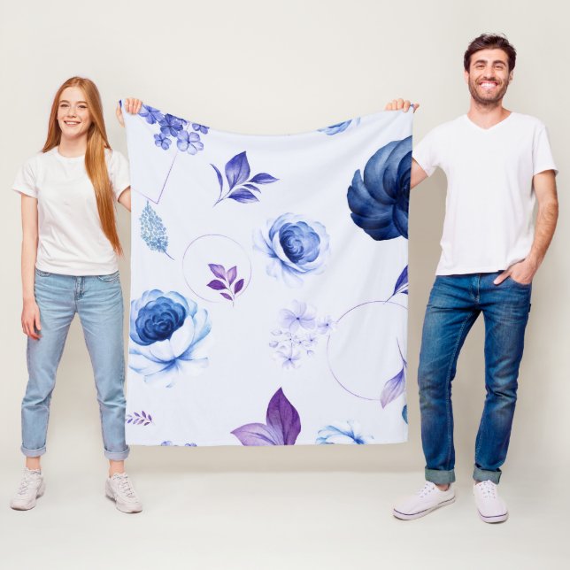 Cobertor De Velo Rosas de aquarela 31 (In Situ)