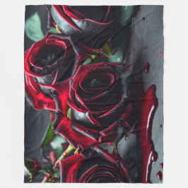 Cobertor De Velo Rosas góticos