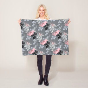 Cobertor De Velo Rosas Rosa Suaves